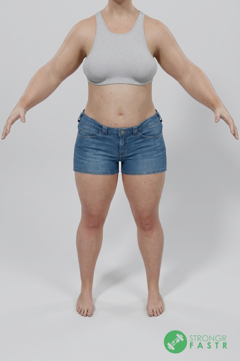 A 5'3", 170 lbs female at about 40% body fat