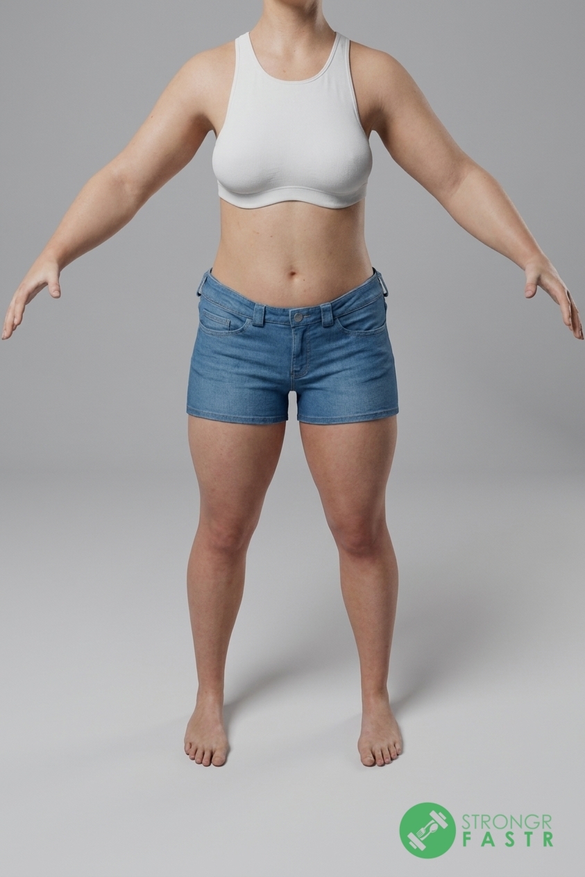 A 5'2", 130 lbs female at about 29% body fat