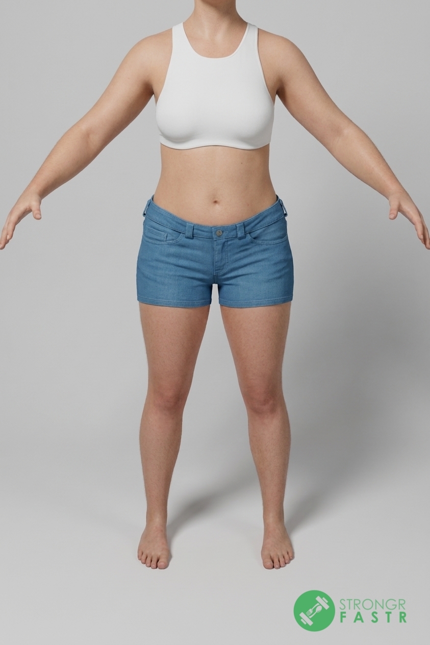 A 5'9", 180 lbs female at about 37% body fat