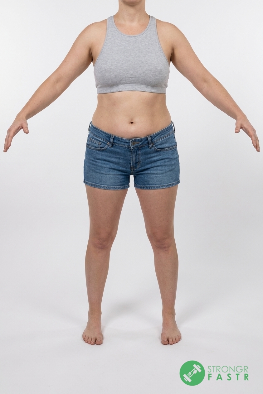 A 5'3", 120 lbs female at about 37% body fat
