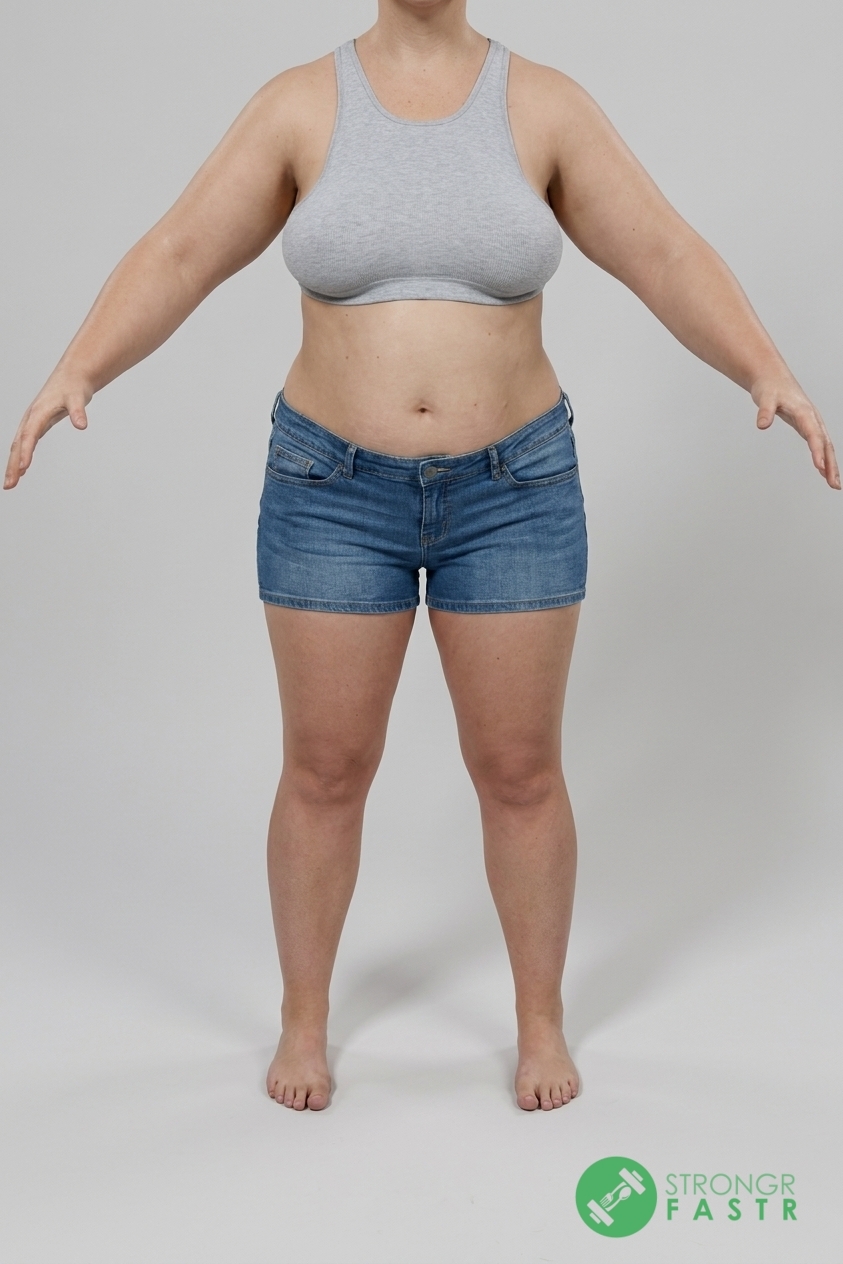 A 5'6", 190 lbs female at about 48% body fat