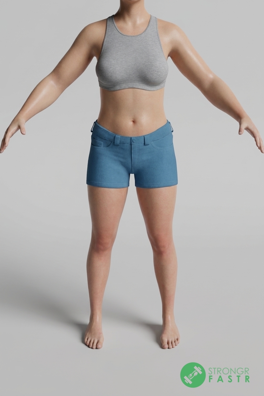 A 5'10", 160 lbs female at about 29% body fat