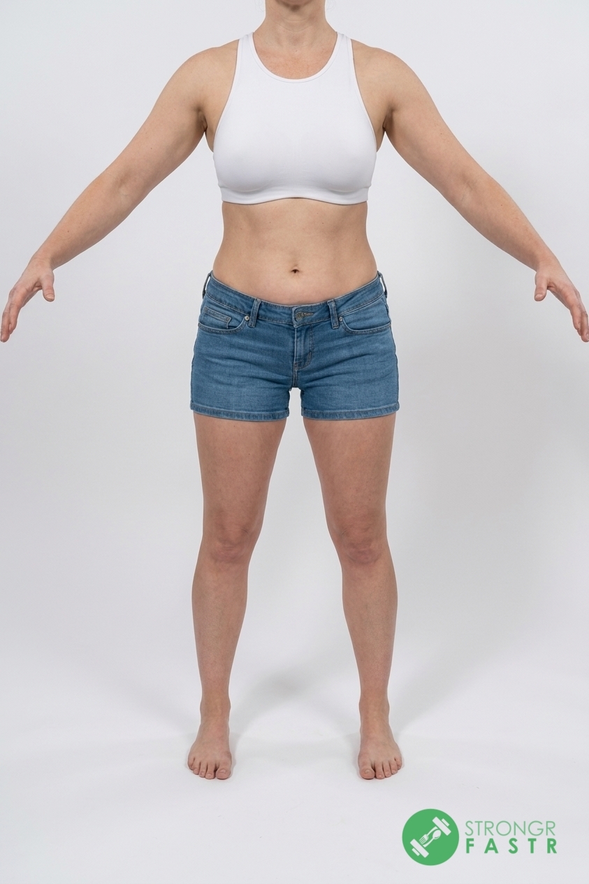 A 5'9", 160 lbs female at about 31% body fat