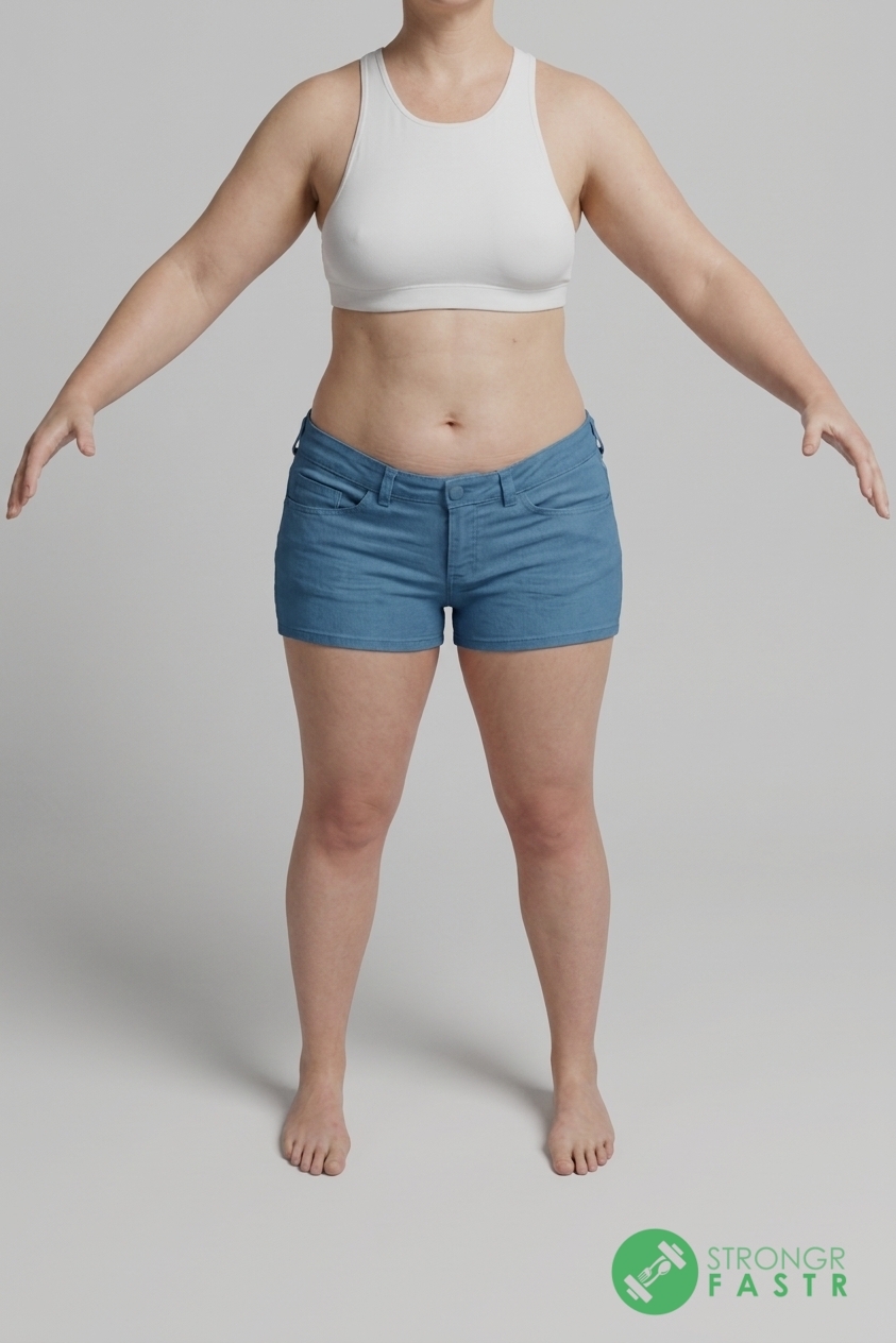 A 5'2", 140 lbs female at about 39% body fat