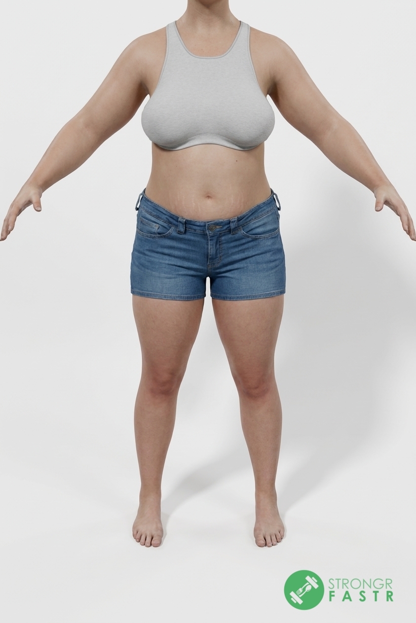 A 5'6", 170 lbs female at about 39% body fat