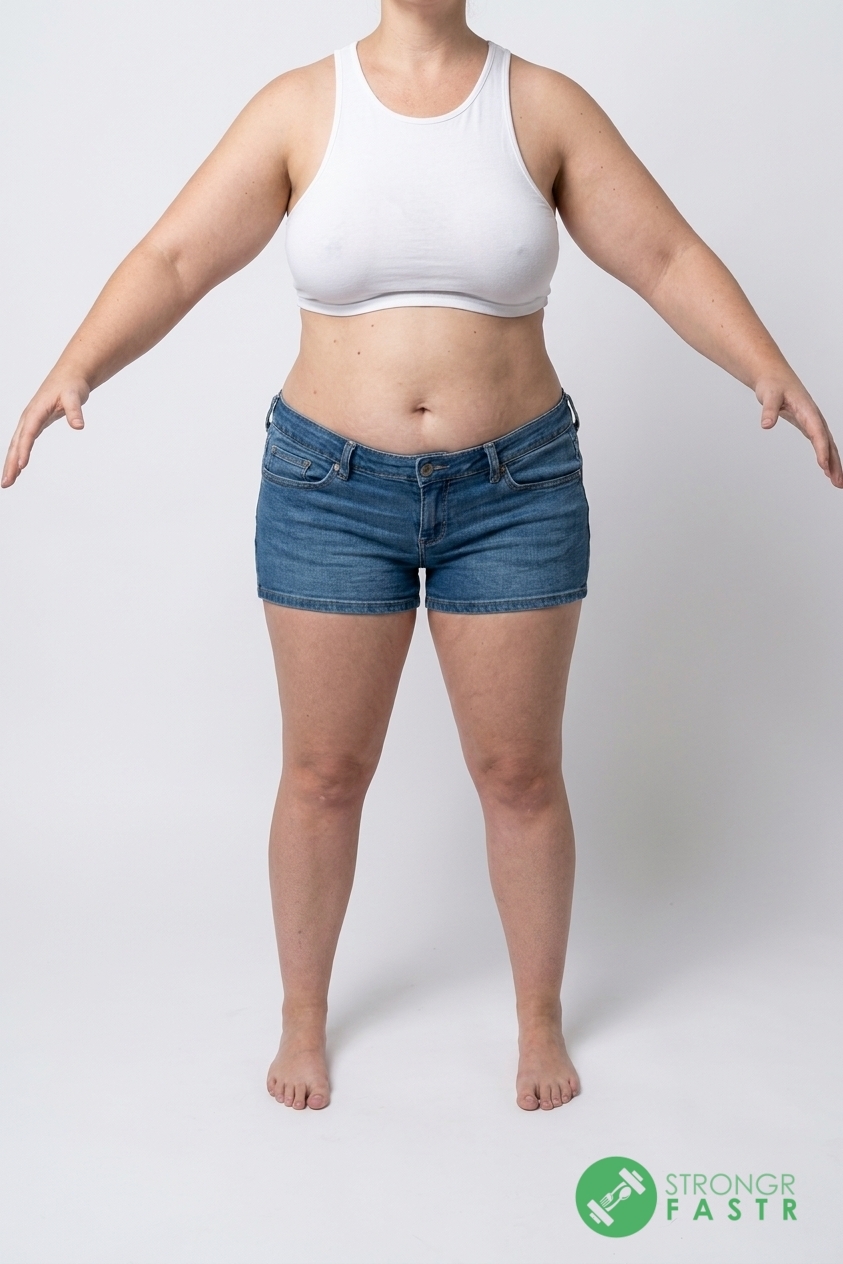 A 5'4", 170 lbs female at about 48% body fat