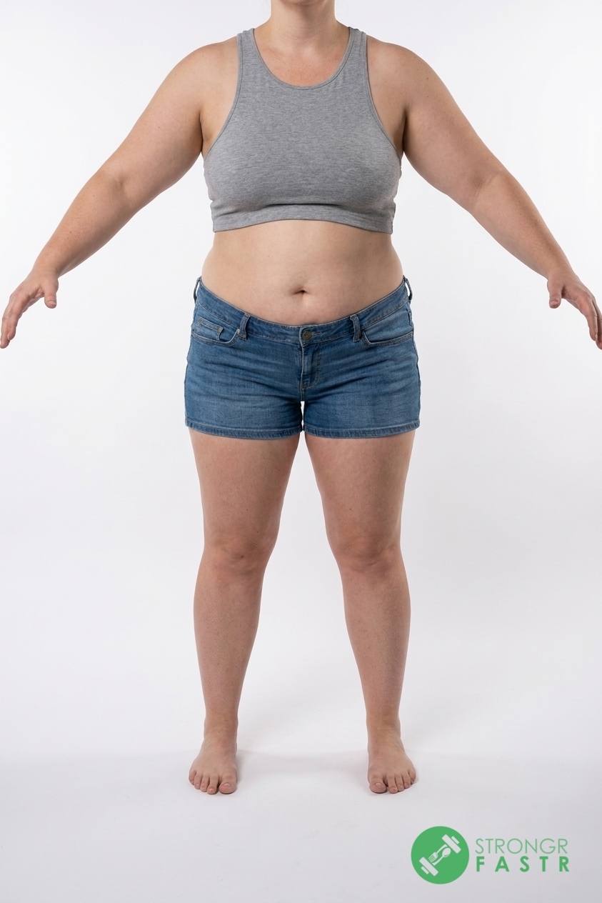 A 5'7", 210 lbs female at about 51% body fat
