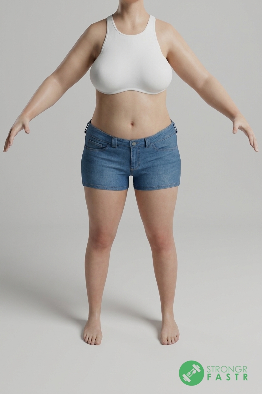A 5'4", 140 lbs female at about 40% body fat