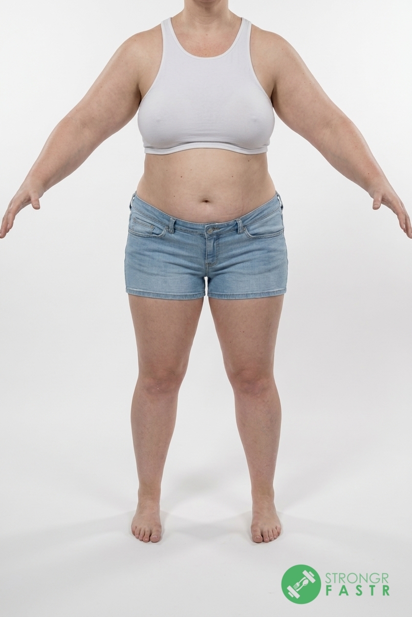 A 5'6", 210 lbs female at about 51% body fat
