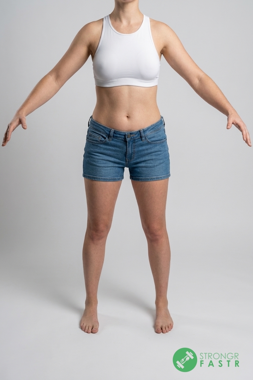 A 5'9", 140 lbs female at about 29% body fat
