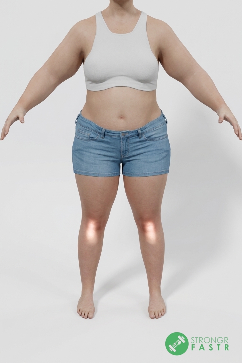 A 5'4", 180 lbs female at about 48% body fat