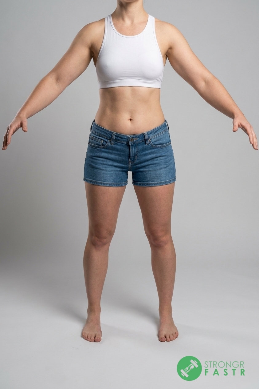 A 5'6", 150 lbs female at about 28% body fat