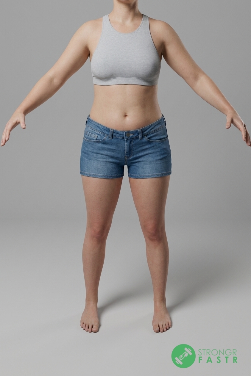 A 5'11", 170 lbs female at about 37% body fat