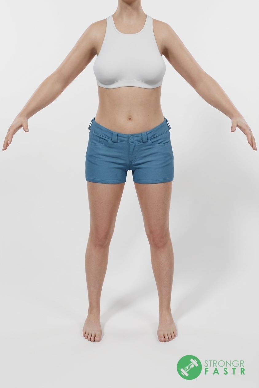 A 5'9", 150 lbs female at about 31% body fat
