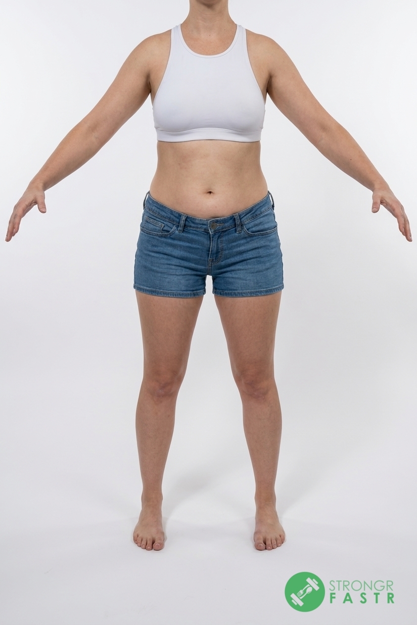 A 5'8", 150 lbs female at about 34% body fat