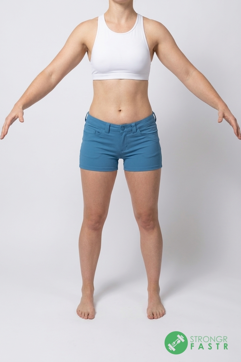A 5'8", 150 lbs female at about 26% body fat