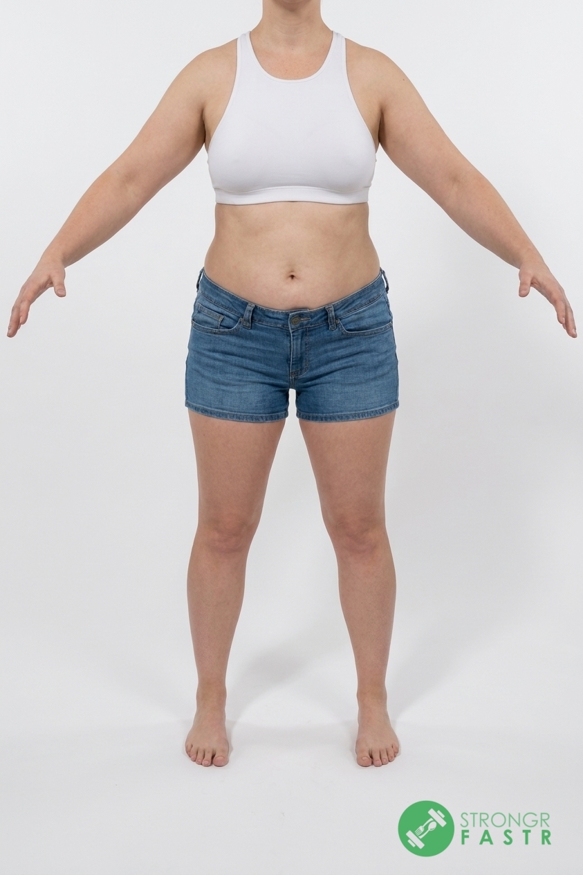 A 5'4", 150 lbs female at about 39% body fat