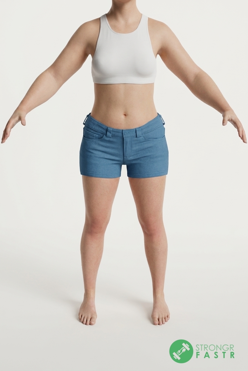 A 5'3", 130 lbs female at about 29% body fat