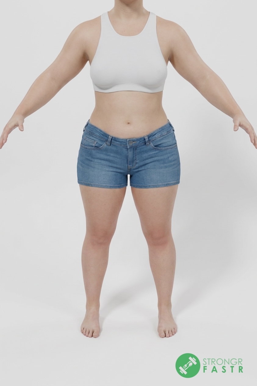 A 5'2", 160 lbs female at about 41% body fat