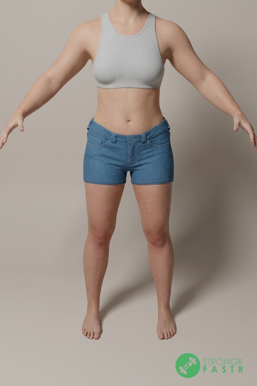 A 5'11", 200 lbs female at about 29% body fat