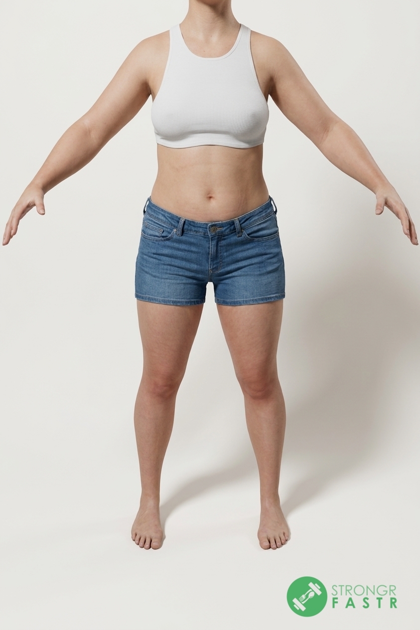 A 4'11", 110 lbs female at about 29% body fat