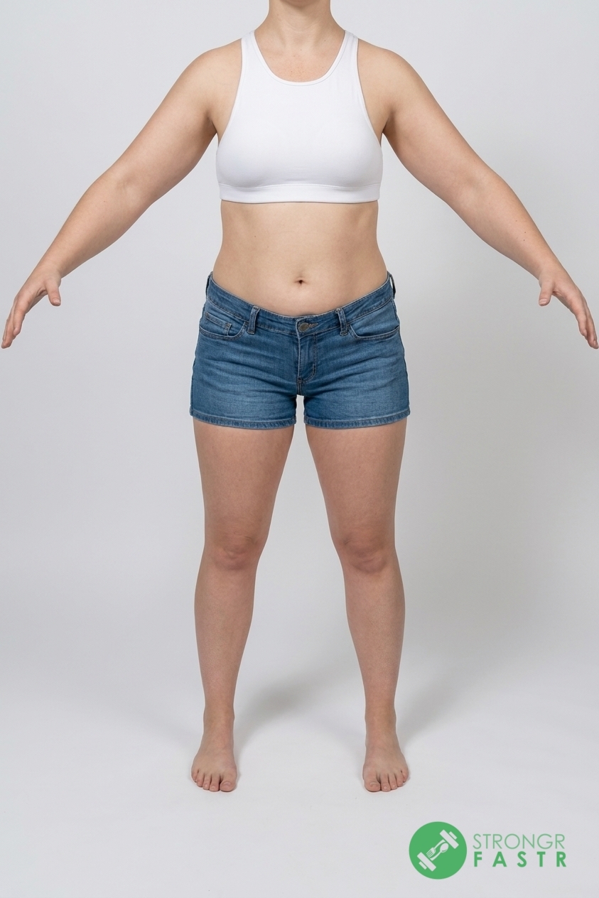 A 5'10", 190 lbs female at about 38% body fat