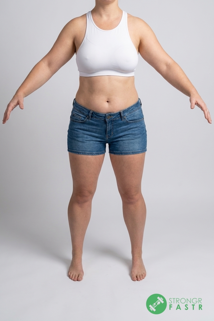 A 5'3", 160 lbs female at about 35% body fat
