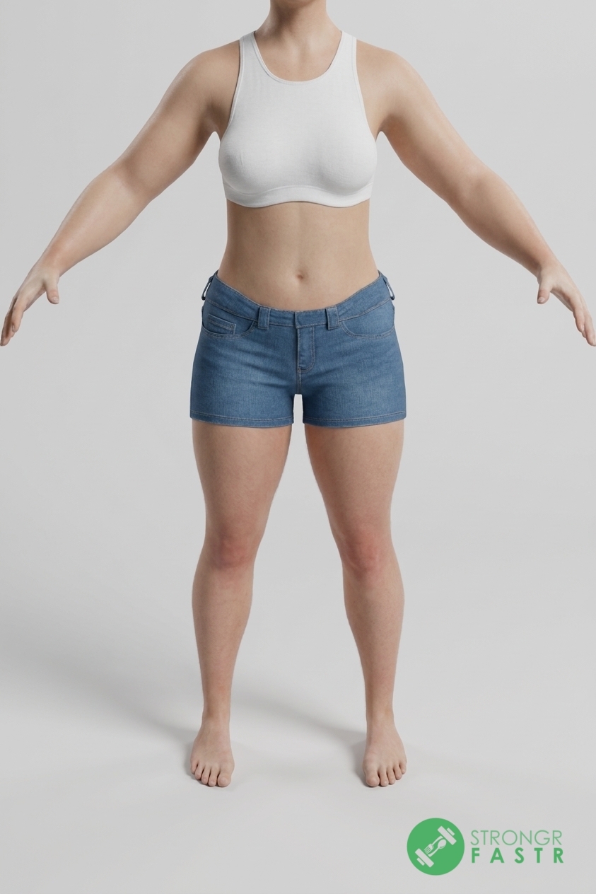 A 5'10", 180 lbs female at about 31% body fat