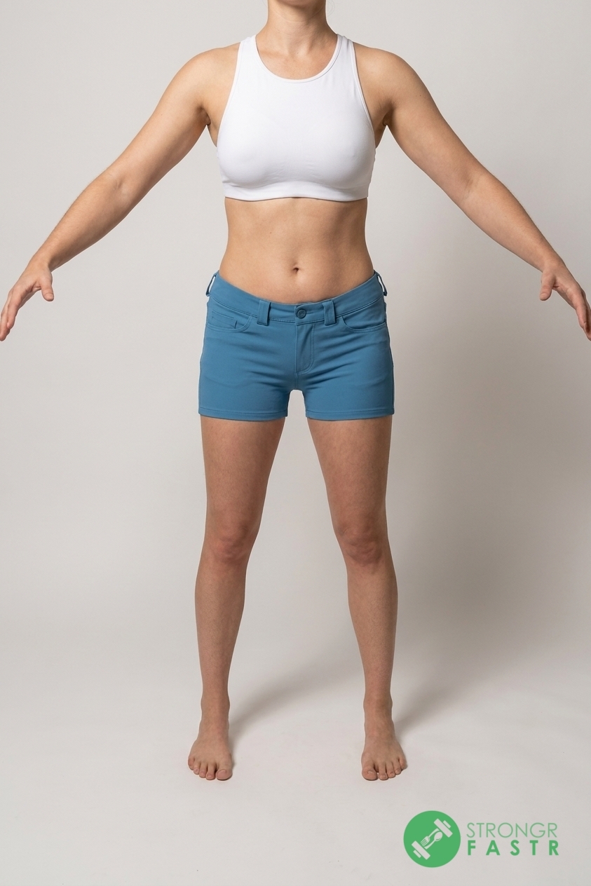 A 5'6", 120 lbs female at about 25% body fat