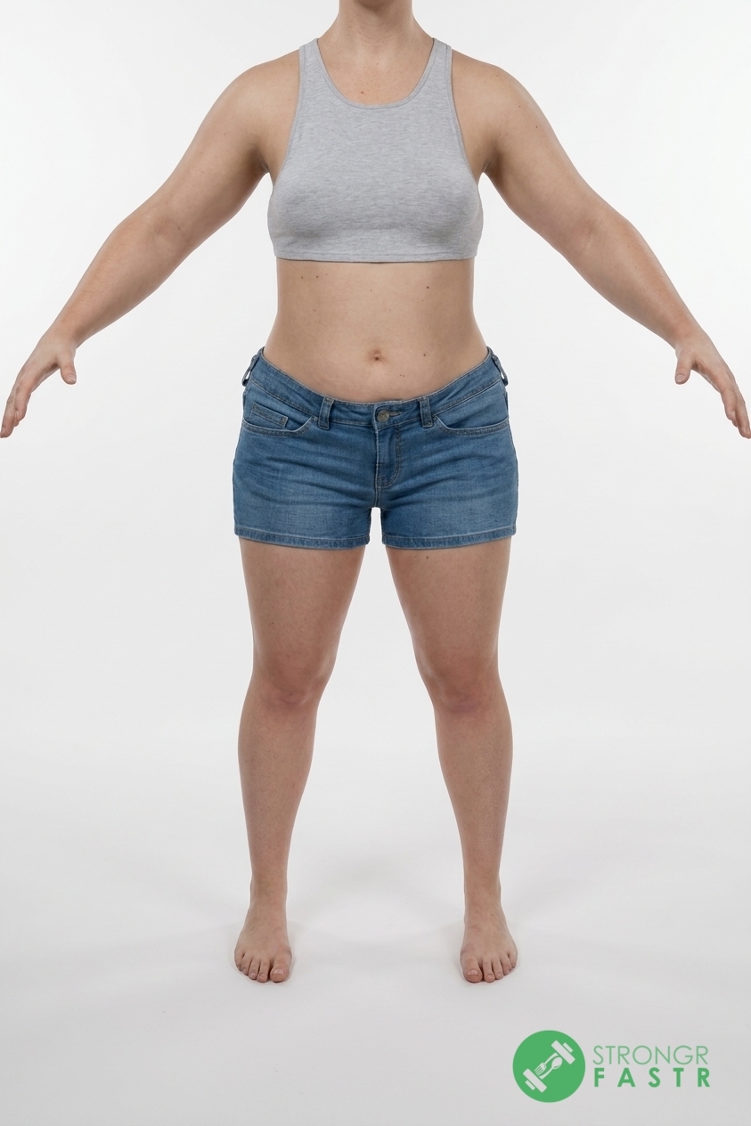 A 4'11", 130 lbs female at about 36% body fat