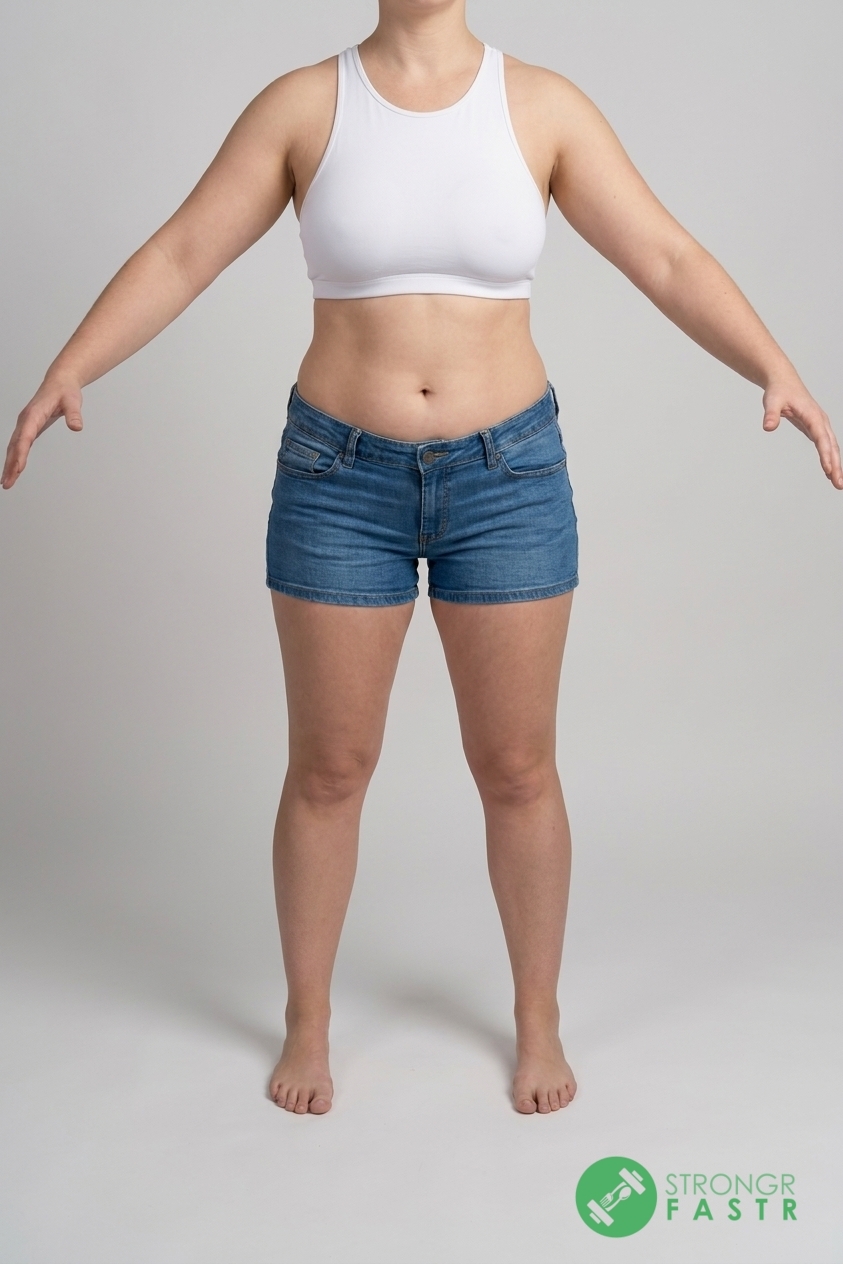 A 5'9", 190 lbs female at about 40% body fat