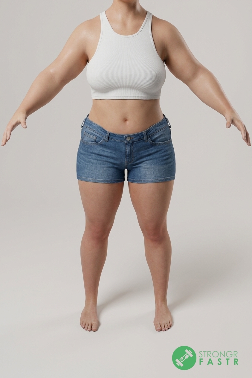 A 5'4", 180 lbs female at about 41% body fat