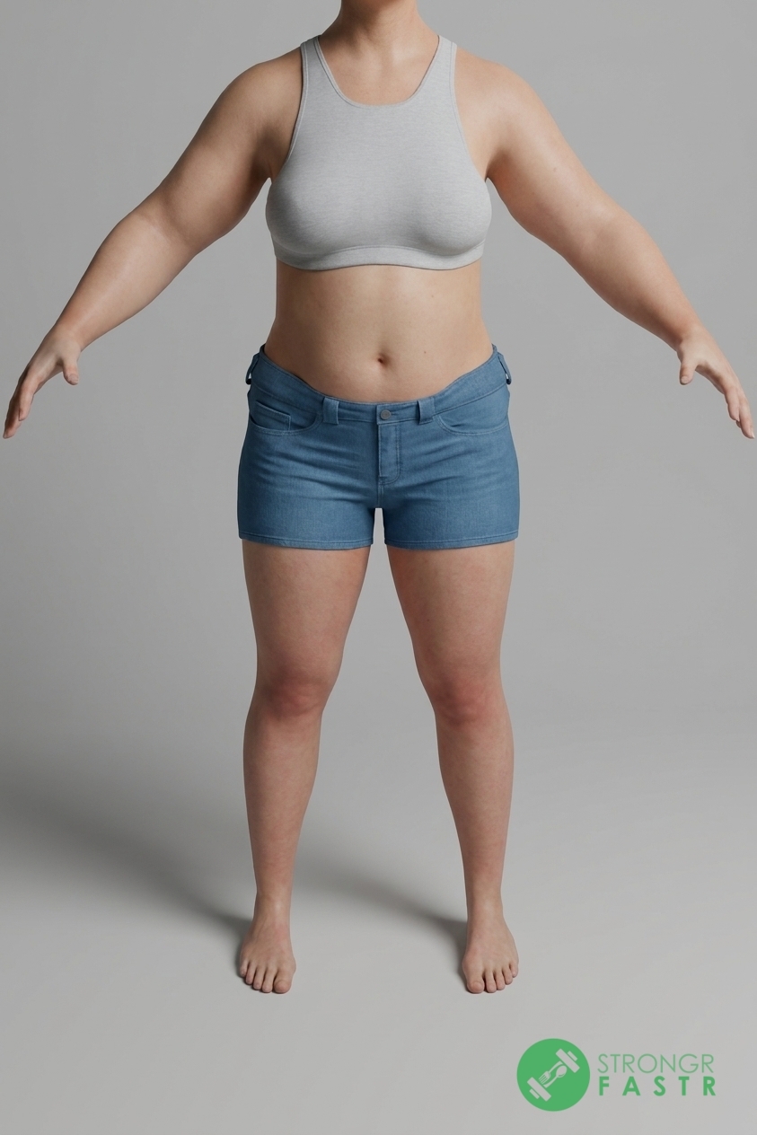 A 5'3", 160 lbs female at about 39% body fat
