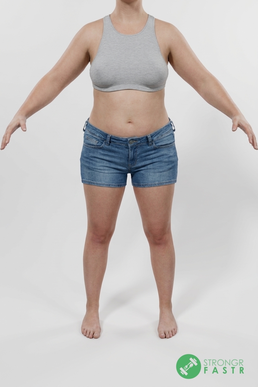 A 5'2", 130 lbs female at about 39% body fat