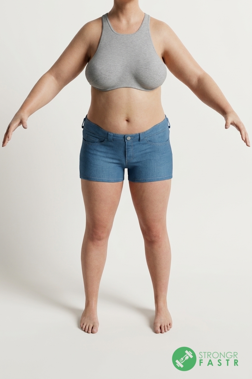 A 5'7", 170 lbs female at about 41% body fat