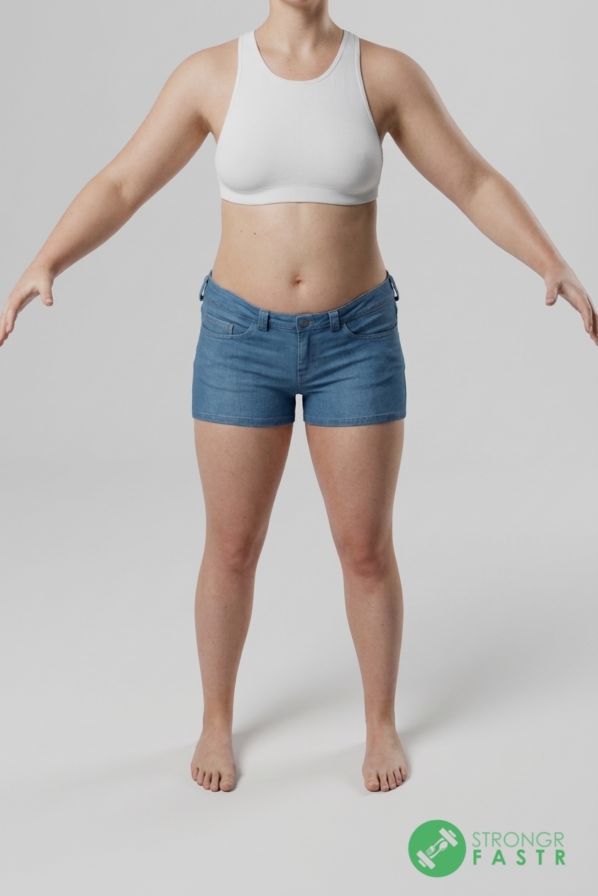 A 5'10", 190 lbs female at about 39% body fat