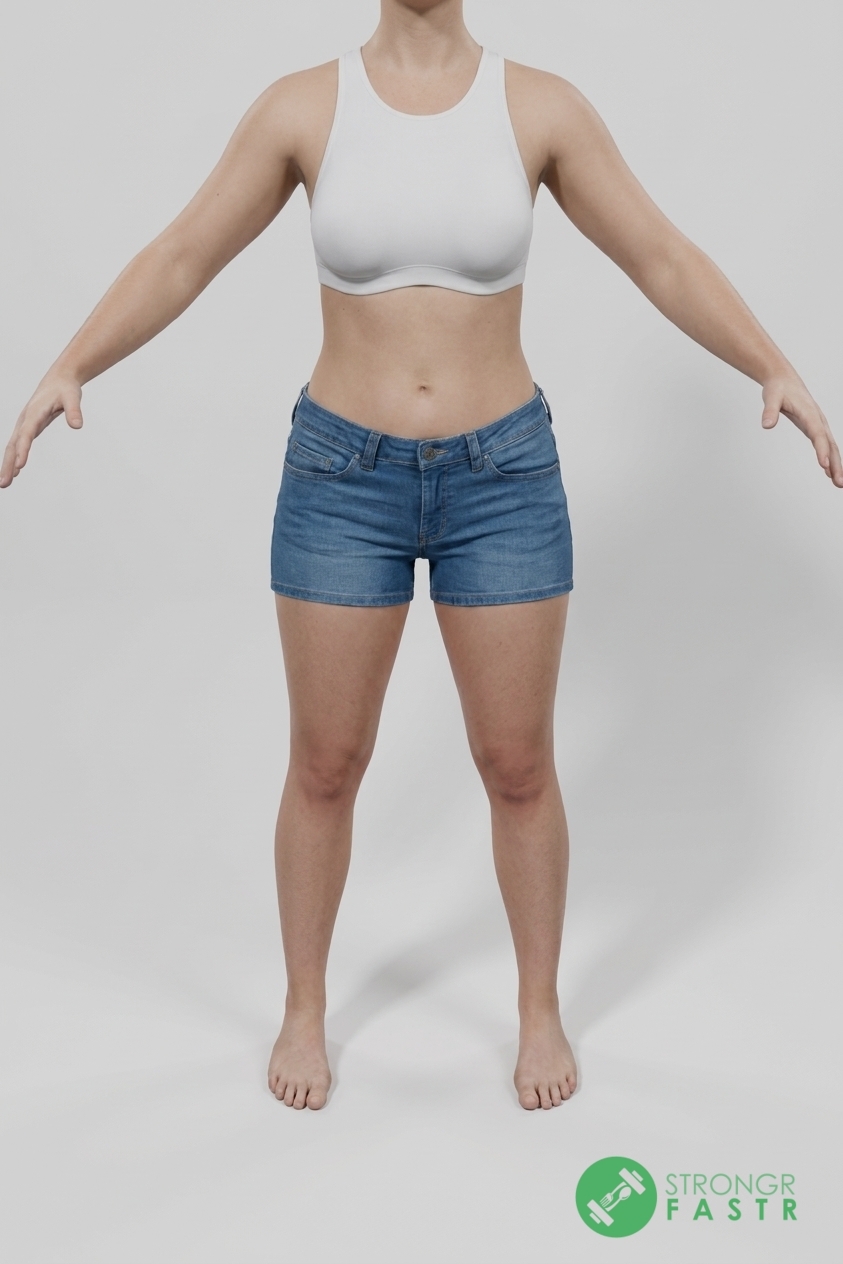 A 5'5", 140 lbs female at about 29% body fat