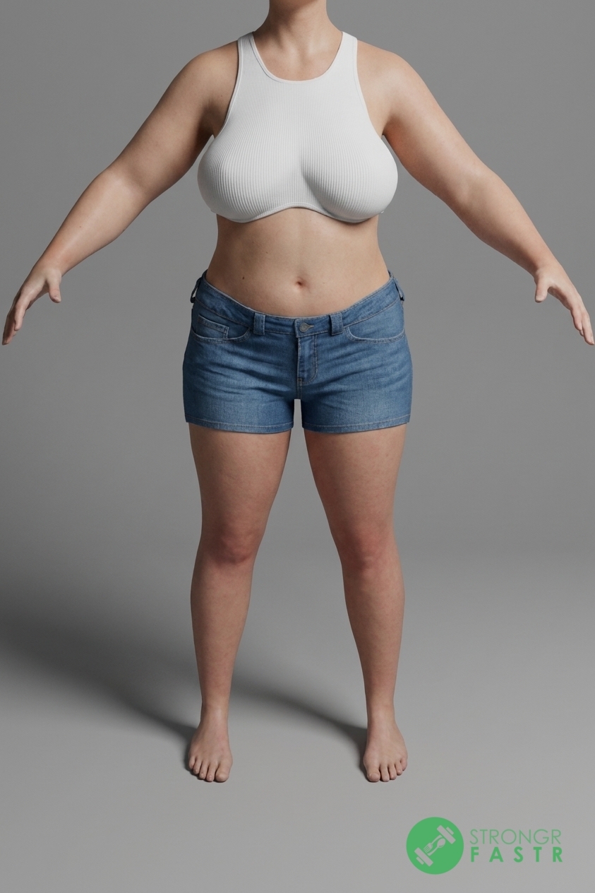 A 5'2", 140 lbs female at about 41% body fat