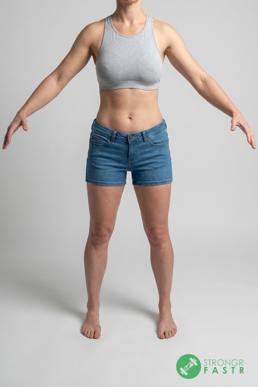 A 5'3", 110 lbs female at about 22% body fat