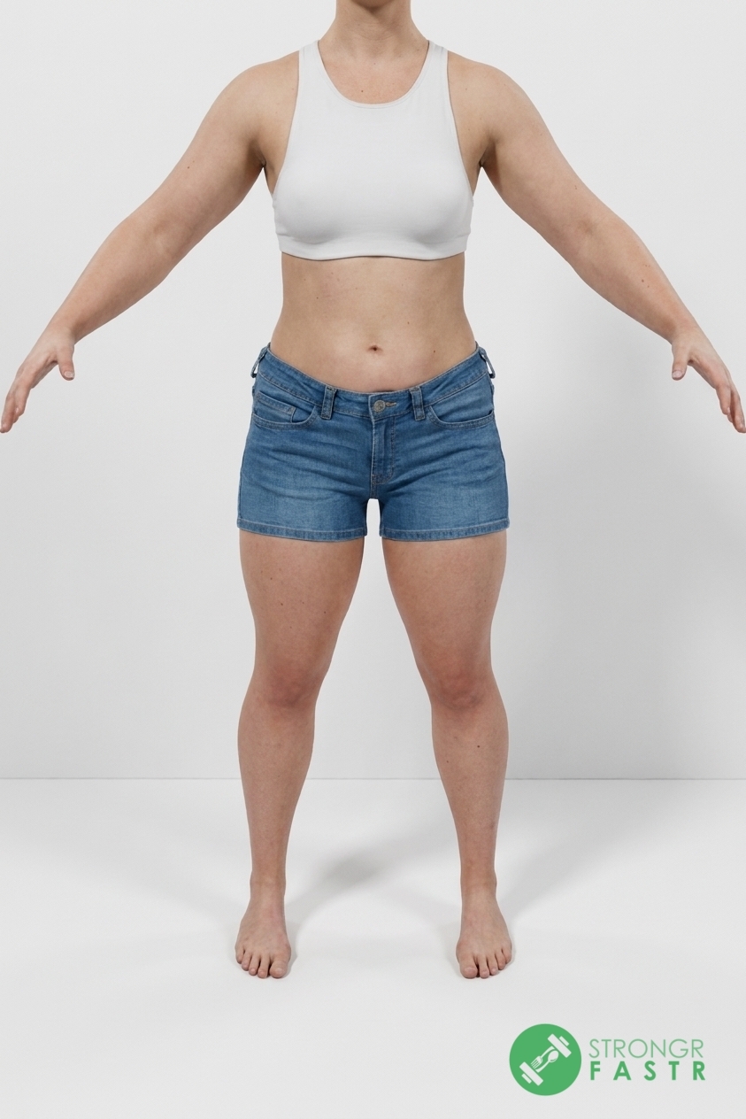 A 5'1", 130 lbs female at about 29% body fat