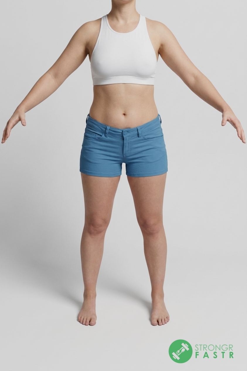 A 5'5", 120 lbs female at about 30% body fat