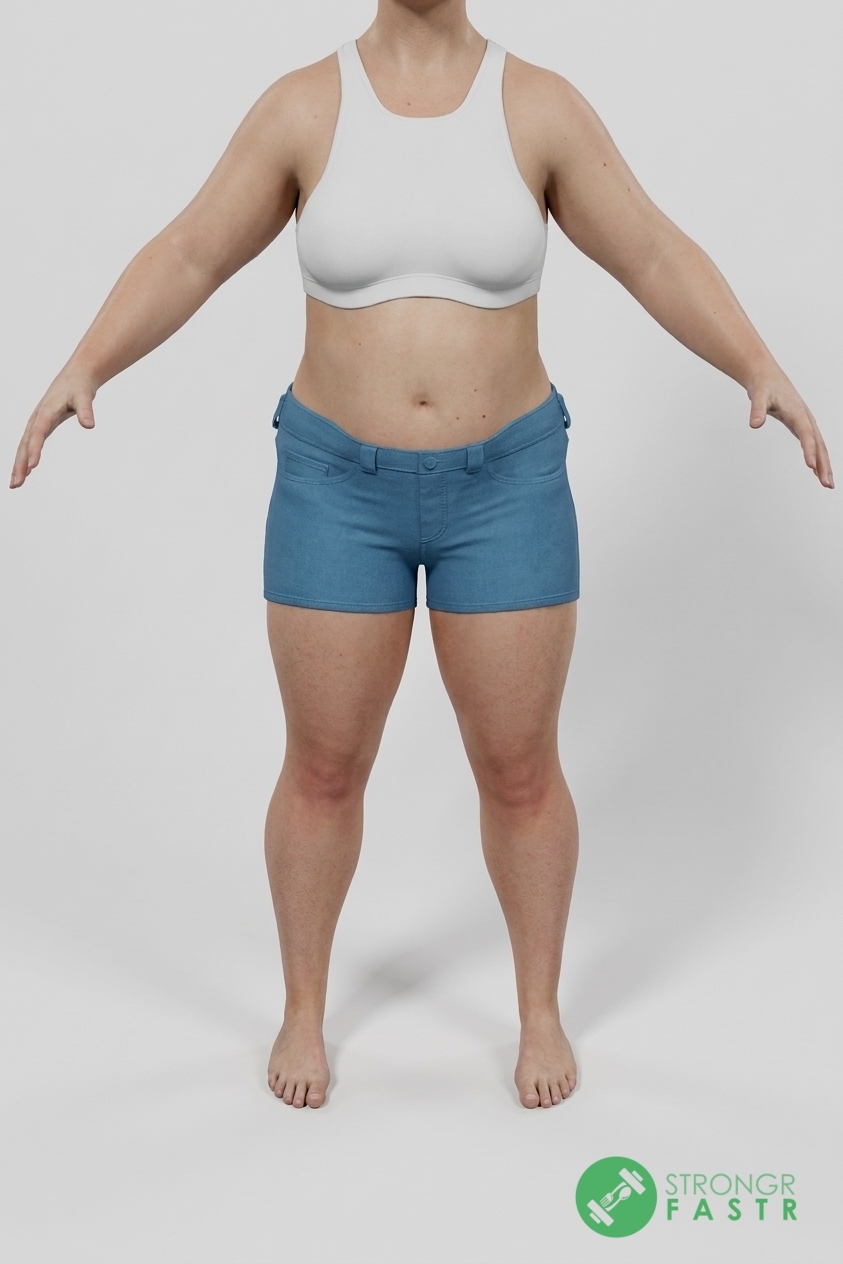 A 5'4", 170 lbs female at about 41% body fat