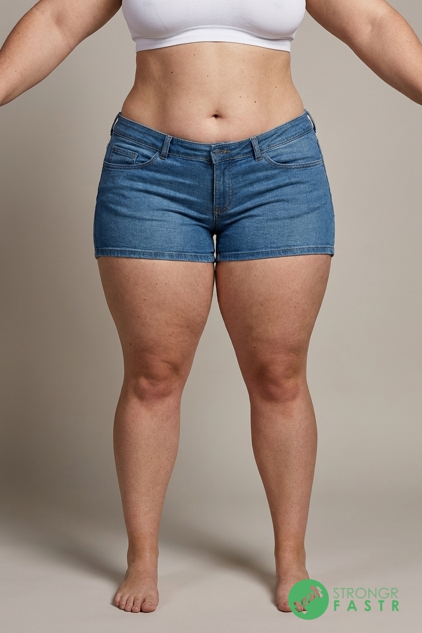 A 5'8", 220 lbs female at about 45% body fat