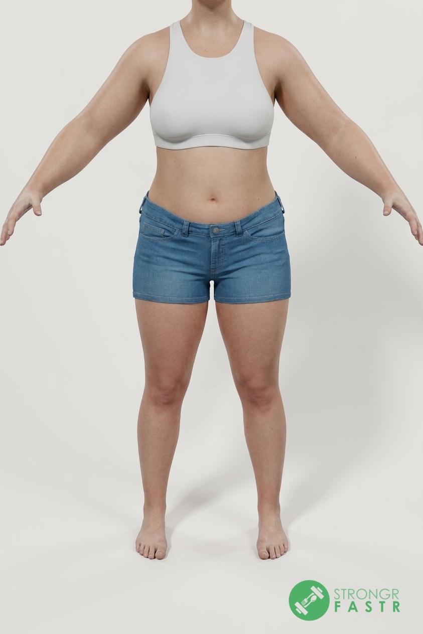 A 5'10", 200 lbs female at about 41% body fat