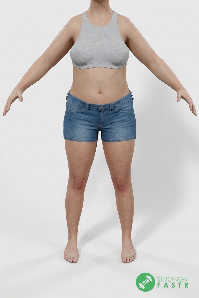 A 5'9", 170 lbs female at about 40% body fat