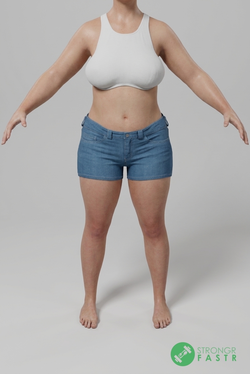 A 5'4", 150 lbs female at about 38% body fat