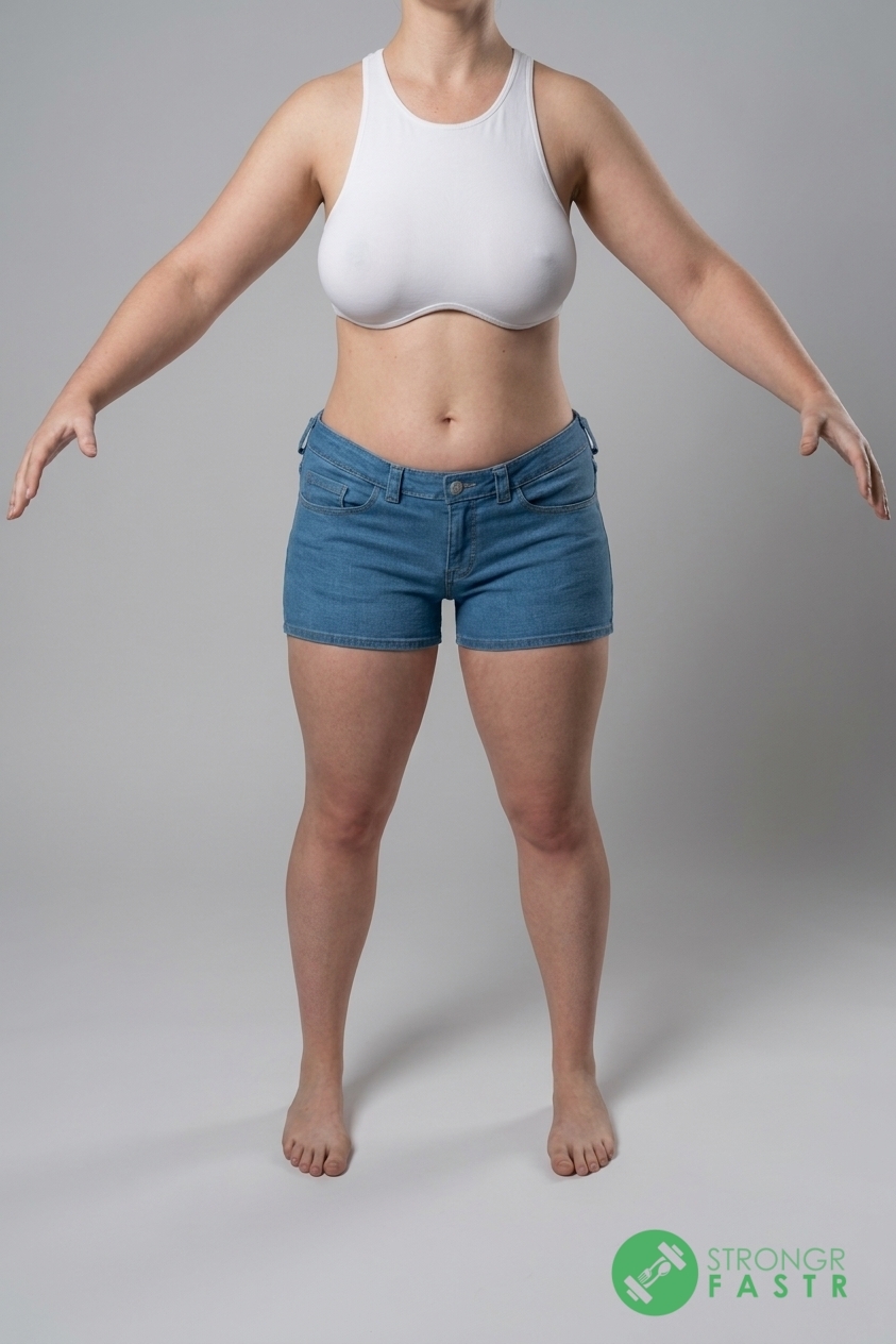 A 5'1", 130 lbs female at about 31% body fat