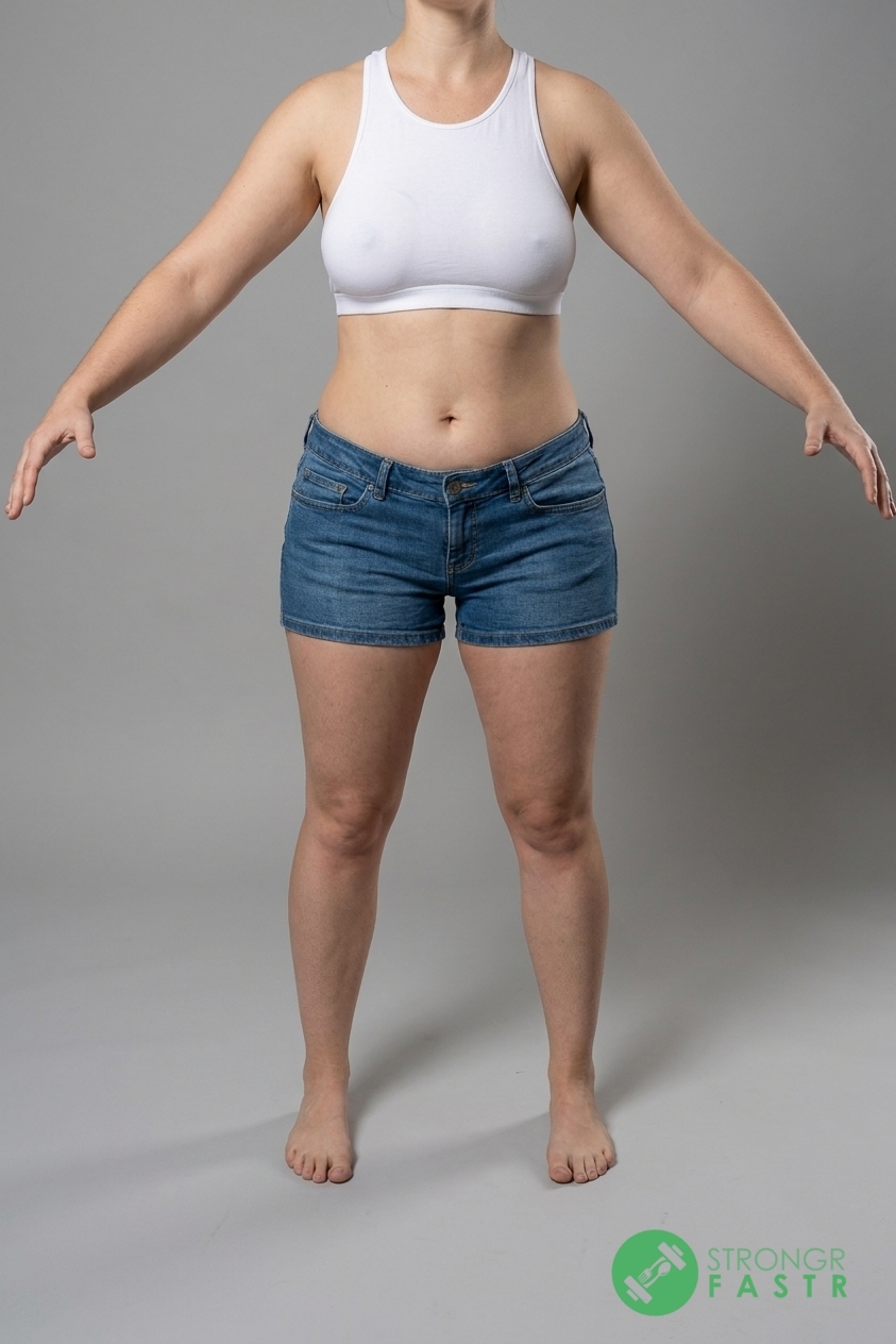 A 5'7", 160 lbs female at about 35% body fat