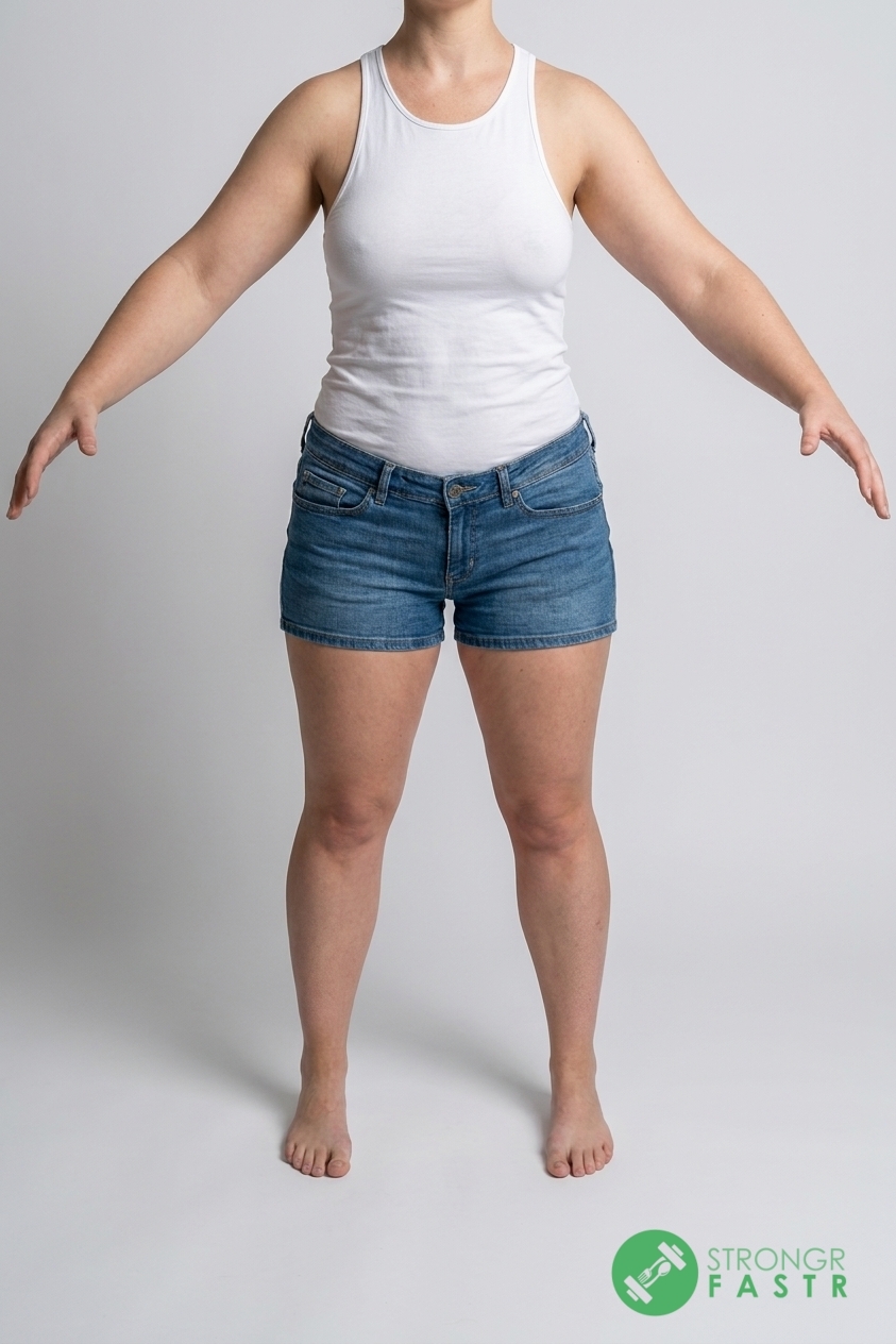 A 5'4", 150 lbs female at about 36% body fat