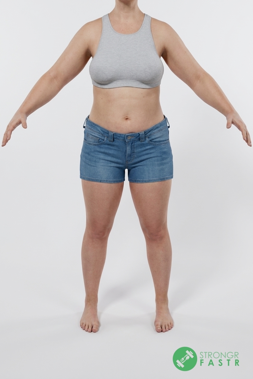 A 5'3", 140 lbs female at about 37% body fat